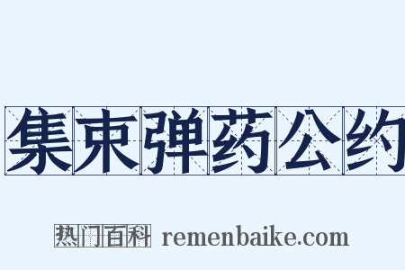 集束弹药公约是什么意思的图片